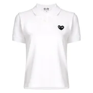 Поло Comme des Garcons Play Black Heart Eyes "White"