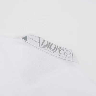 Поло Dior With Flower Pattern "White" фото № 4 Поло Dior With Flower Pattern "White" фото № 4