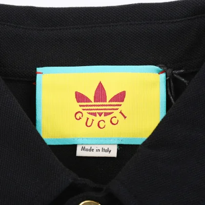 Поло Gucci X Adidas Collaboration Of Brands "Black" фото № 3