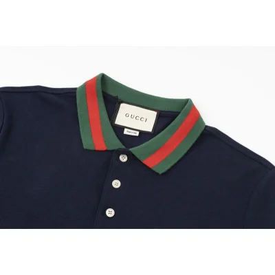 Поло Gucci Without Prints "Blue" фото № 7