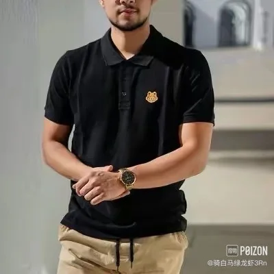 Поло Kenzo Tiger Head Logo "Black" фото № 5