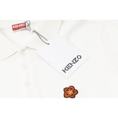 Поло Kenzo Flower Power "White" фото № 8