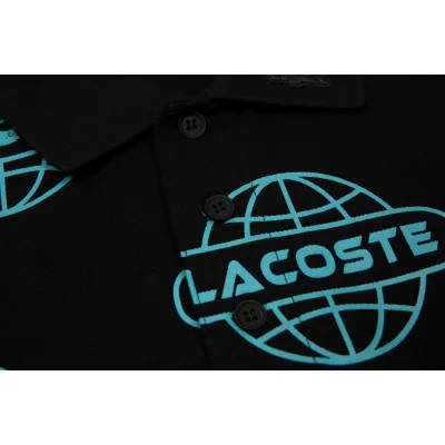 Поло Lacoste Internet Icons "Black" фото № 5
