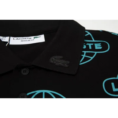 Поло Lacoste Internet Icons "Black" фото № 6