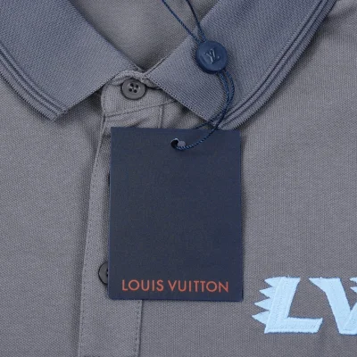 Поло Louis Vuitton Basic Comfort "Black/Gray" фото № 2