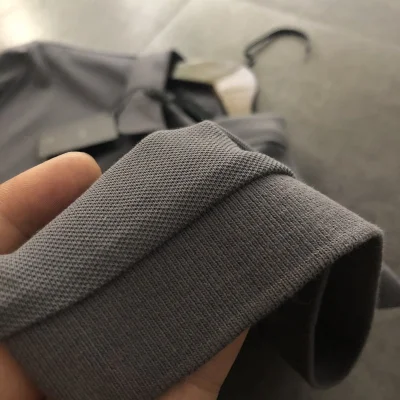 Поло Prada With Small Emblems "Gray" фото № 4