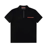 Поло Prada Red Text Bar ZIP