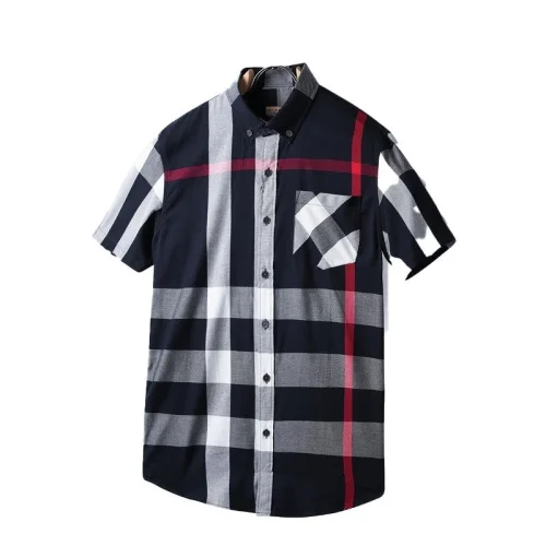 Рубашка Burberry Big Stripes And Front Pocket "Black"