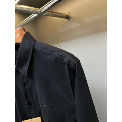 Рубашка Burberry Clear Frontisde Print Horse And Warrior "Black" фото № 4