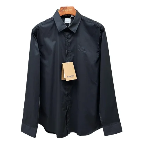 Рубашка Burberry Clear Frontisde Print Horse And Warrior "Black"