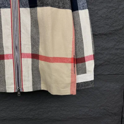 Рубашка Burberry Print Checked Dark And Red Lines "Brown" фото № 6