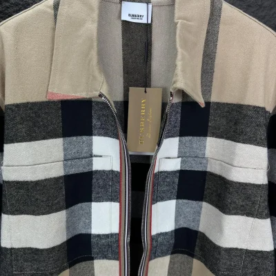 Рубашка Burberry Print Checked Dark And Red Lines "Brown" фото № 5