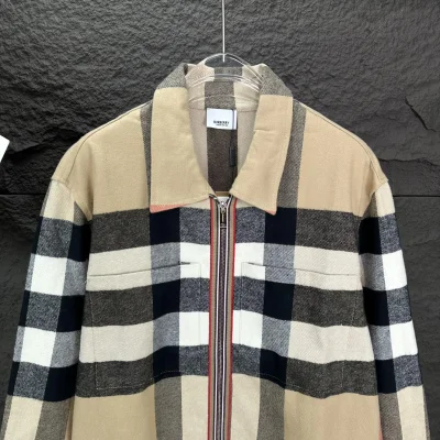 Рубашка Burberry Print Checked Dark And Red Lines "Brown" фото № 4