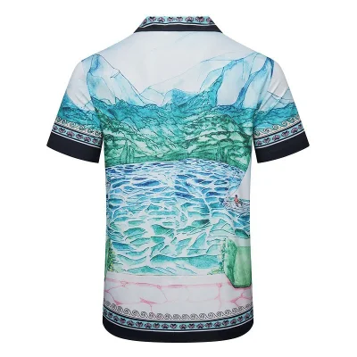 Рубашка Casablanca Short Sleeves Lake View "White" фото № 2
