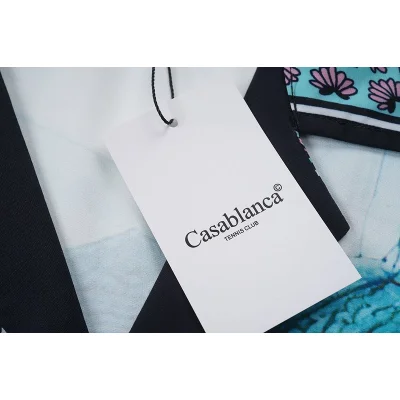 Рубашка Casablanca Short Sleeves Lake View "White" фото № 8