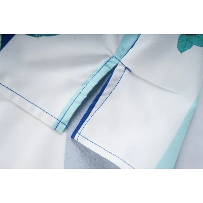 Рубашка Casablanca Short Sleeves Stripes Snakes «Blue White» фото № 5