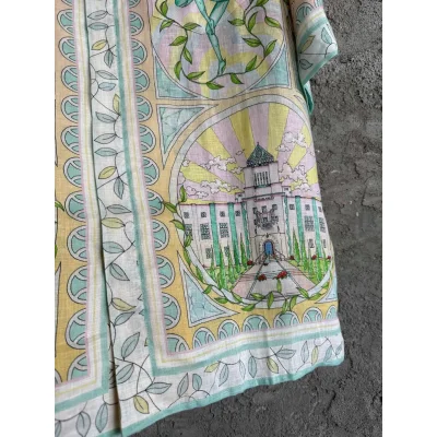 Рубашка Casablanca Green People And Backside Shell "Green" фото № 5