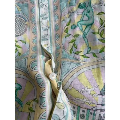 Рубашка Casablanca Green People And Backside Shell "Green" фото № 4