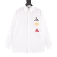 Рубашка Christian Dior Two Triangles Print "White"