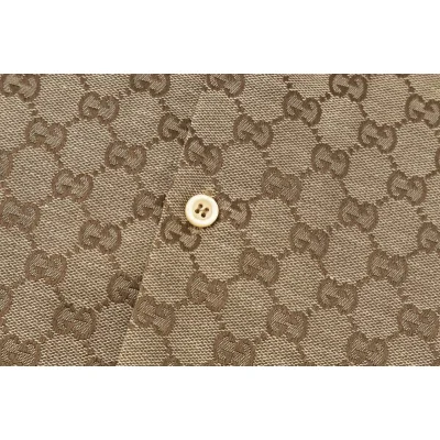 Рубашка Gucci Style 2023 "Brown" фото № 8 Рубашка Gucci Style 2023 "Brown" фото № 8