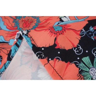 Рубашка Gucci Flowers "Black" фото № 5