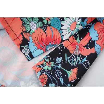 Рубашка Gucci Flowers "Black" фото № 6