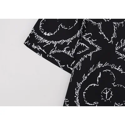 Рубашка Louis Vuitton Short Sleeve "Black/White" фото № 4