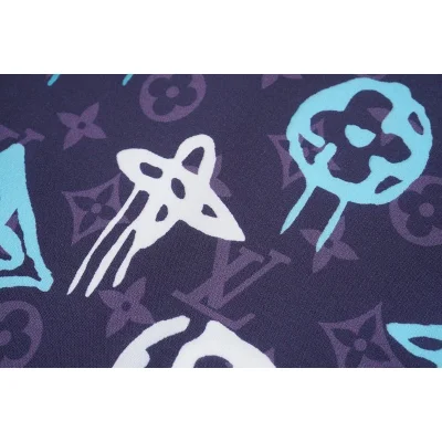 Рубашка Louis Vuitton Middle Logo Along "Blue" фото № 3 Рубашка Louis Vuitton Middle Logo Along "Blue" фото № 3