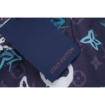 Рубашка Louis Vuitton Middle Logo Along "Blue" фото № 6 Рубашка Louis Vuitton Middle Logo Along "Blue" фото № 6