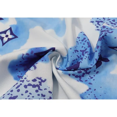Рубашка Louis Vuitton Short Sleeve Bright Abstraction "Blue" фото № 7