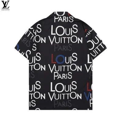 Рубашка Louis Vuitton Lettering "Black" фото № 2