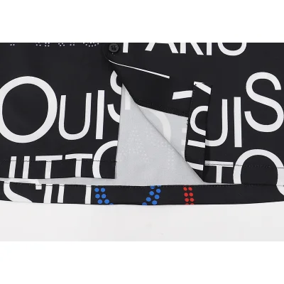 Рубашка Louis Vuitton Lettering "Black" фото № 7