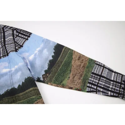 Рубашка Louis Vuitton Blurry Vision Of A Bright Future "Black/Gray" фото № 2