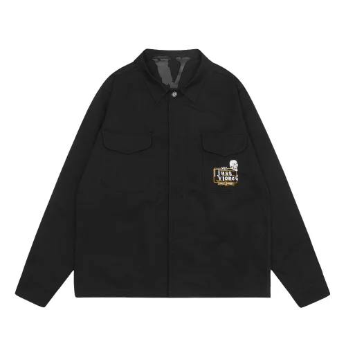 Рубашка Vlone Skeleton at the Steering Wheel "Black"