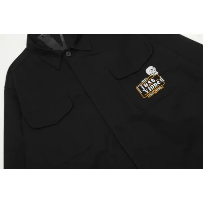 Рубашка Vlone Skeleton at the Steering Wheel "Black" фото № 5