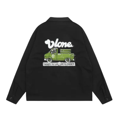 Рубашка Vlone Skeleton at the Steering Wheel "Black" фото № 2