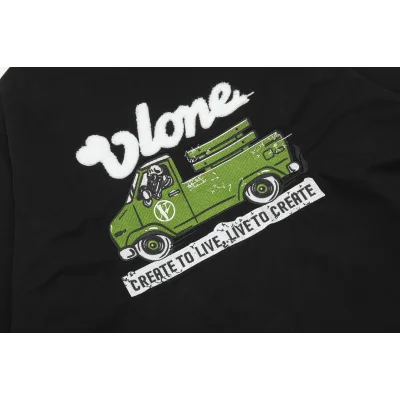 Рубашка Vlone Skeleton at the Steering Wheel "Black" фото № 6