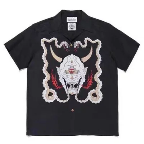 Рубашка Wacko Maria Fiend "Black"