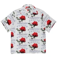 Рубашка Wacko Maria Roses "White/Red"