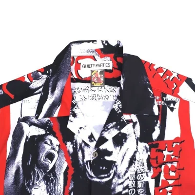 Рубашка Wacko Maria The Texas Chain Saw Massacre "Black/White" фото № 7