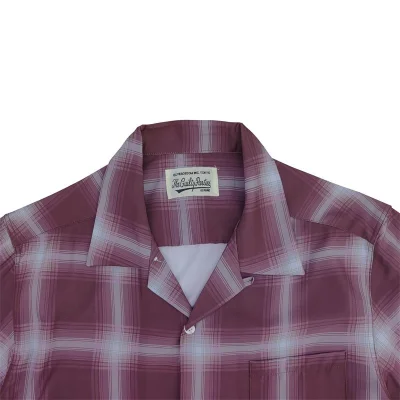 Рубашка Wacko Maria Vichy Style "Vinous" фото № 3