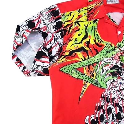 Рубашка Wacko Maria X Neckface Devil "Red" фото № 3