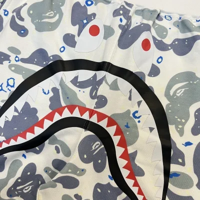 Шорты A Bathing Ape Terrified "White/Blue" фото № 5