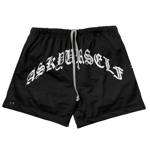 Шорты Askyurself Cropped With A Logo "Black"