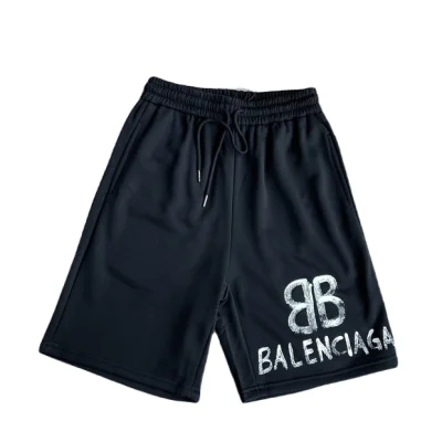 Шорты Balenciaga Classic Inscription "Black" фото № 5
