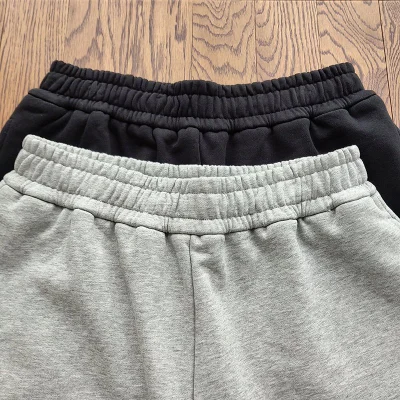 Шорты Balenciaga Cotton With Logo "Gray" фото № 4