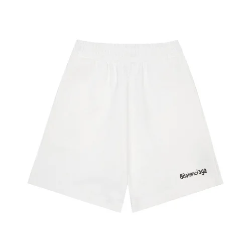 Шорты Balenciaga With A Text Logo In The Corner "White"