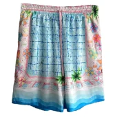 Шорты Casablanca Swimming Pool Palm Trees "Blue"