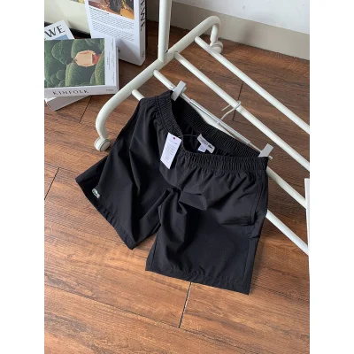 Шорты Lacoste Little Crocodile Brand "Black" фото № 2