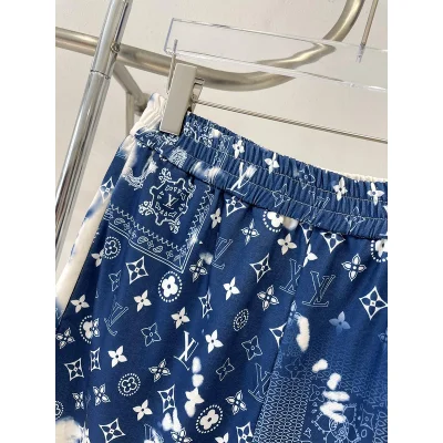 Шорты Louis Vuitton Floral Print "White/Blue" фото № 3 Шорты Louis Vuitton Floral Print "White/Blue" фото № 3